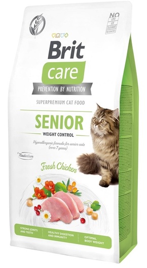 Krma Brit Care Cat Grain-Free Senior Weight Control 7 kg