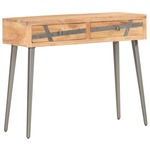 Greatstore Konzolna mizica 90x30x75 cm trden akacijev les