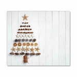 tulup.si Steklena podloga za rezanje GingerbRead Christmas Tree Božični okraski 2x30x52 cm