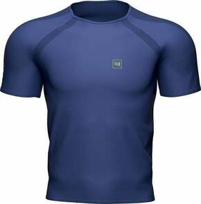 Compressport Training SS Tshirt M Sodalite/Primerose XL Tekaška majica s kratkim rokavom