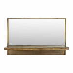 Stensko ogledalo s polico 61x38 cm Feyza – White Label
