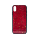 Chameleon Apple iPhone X/XS - Ovitek iz gume in stekla (TPUG) - Red