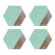 Pogrinjki iz imitacije usnja in kartona v kompletu 4 ks 26x30 cm Geome – Premier Housewares