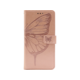 Chameleon Samsung Galaxy A12 - Preklopna torbica (WLGO-Butterfly) - roza-zlata