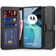 Tech-protect Wallet knjižni ovitek za Motorola Moto G72, črna