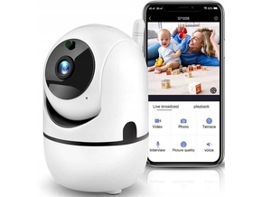 Dexxer Baby Monitor IP WIFI otroška varuška z vrtljivo video kamero
