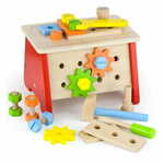 Viga Toys Lesena DIY delavnica z izobraževalnimi pripomočki - 51621 -