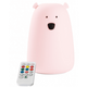 Rabbit&amp;Friends mehka lučka, medved, roza, USB-C polnjenje (730)