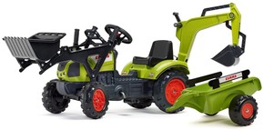 Pedalni traktor FALK 2040N Claas Arion 410 z nakladalcem
