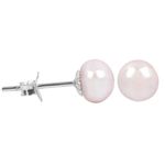 JwL Luxury Pearls Uhani iz pravega roza bisera JL0289