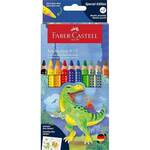 Faber-Castell Colour Grip Jumbo dinozavrske barvice 10 barv