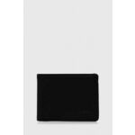 Denarnica Quiksilver moški, črna barva - črna. Mala denarnica iz kolekcije Quiksilver. Model izdelan iz ekološkega usnja. Model je enostaven za čiščenje in vzdrževanje.