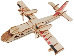 Woodcraft Lesena 3D sestavljanka Bomber