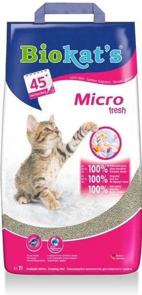 Biokat's Micro Fresh pesek za mačje stranišče