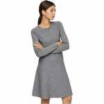 Vero Moda Ženska obleka VMNANCY 10206027 Srednje Grey Melange (Velikost S)