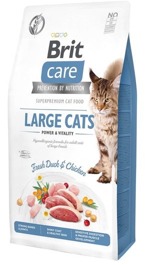 Krma Brit Care Cat Grain-Free Large cats Power &amp; Vitality 0