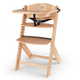 KinderKraft otroški stol za hranjenje ENOCK wooden, les
