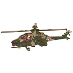 Woodcraft Lesena 3D sestavljanka Jurišni helikopter Apache