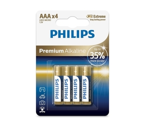Philips baterije Premium Alkaline Blister AAA
