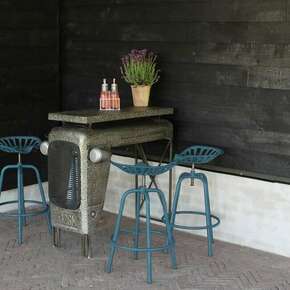 Shumee Esschert Design Barski stol v obliki traktorskega sedeža