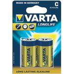 Alkalna baterija Varta Longlife LR14 C baby, 2 kos.