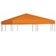 Streha za paviljon 310 g/m² 3x3 m oranžna