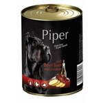 Piper Dolina Noteci mokra hrana za pse, goveja jetrca in krompir, 24 x 400 g