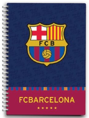 FC Barcelona beležka na spiralo