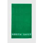 Bombažna brisača North Sails 98 x 172 cm zelena barva, 623267 - zelena. Velika brisača iz kolekcije North Sails. Model izdelan iz bombažnega, vzorčastega materiala.