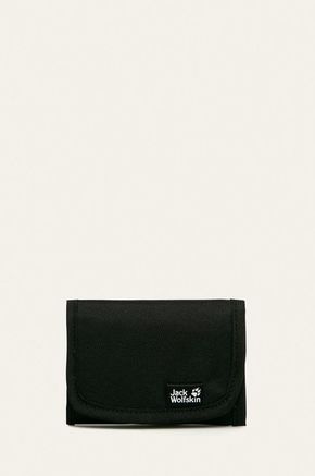 Jack Wolfskin denarnica - črna. Srednje velika denarnica iz kolekcije Jack Wolfskin. Model izdelan iz tekstilnega materiala.