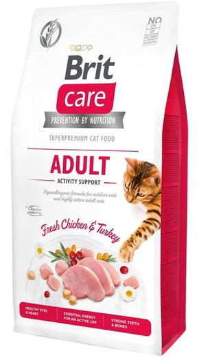 Feed Brit Care Cat Grain-Free Adult Activity Support 2 kg