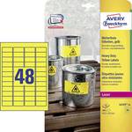 Avery Zweckform etikete L6103-20, 45,7 x 21,2 mm, rumene, odporne