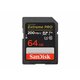 SanDisk Extreme microSDXC spominska kartica, 64GB