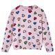 vidaXL Otroški pulover roza 116