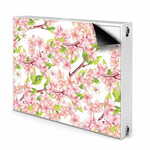 tulup.si Dekoracija za radiatorje Češnjevi cvetovi 110x60 cm