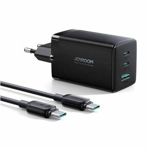 Joyroom TCG01 GaN polnilnik USB / 2x USB 65W + kabel USB-C
