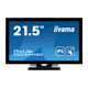 Iiyama ProLite T2236MSC-B3 monitor, IPS, 21.5", 16:9, 1920x1080, HDMI, Display port, VGA (D-Sub), USB, Touchscreen