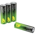 GP Ultra Plus alkalne baterije, LR6 AA, 4 kosi (B03214)