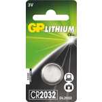GP litijeva gumbna baterija CR2032