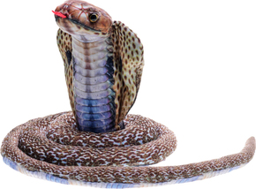 Plišasta kobra 180cm z dvignjeno glavo