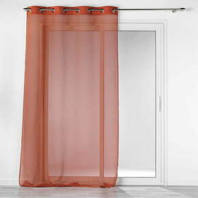 Opečnato oranžna prosojna zavesa 140x240 cm Casual – douceur d'intérieur