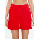 Tommy Hilfiger Kratke hlače iz tkanine WW0WW37772 Rdeča Regular Fit