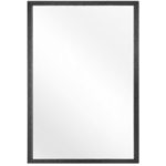 Beliani Stensko ogledalo 60 x 90 cm črno MORLAIX
