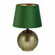 Zelena/v bronasti barvi namizna svetilka (višina 29 cm) Jonna – Trio