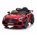 Shopacita Otroško vozilo na akumulator, Mercedes GTR, rdeče barve, 12V, 1 sedež