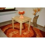 eoshop Jedilna miza 60x60 iz masivnega bora (barva lesa: jelša)
