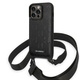 Karl Lagerfeld iphone 14 pro max 6,7" hardcase črn/black monogram plaque logo strap