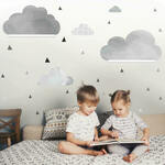 Nalepke oblakov za policami IKEA 008op