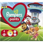 Pampers Active Baby Pants Paw Patrol hlačne plenice, velikost 4 (9-15 kg), 72 plenic