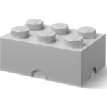 LEGO škatla za shranjevanje 6 - siva